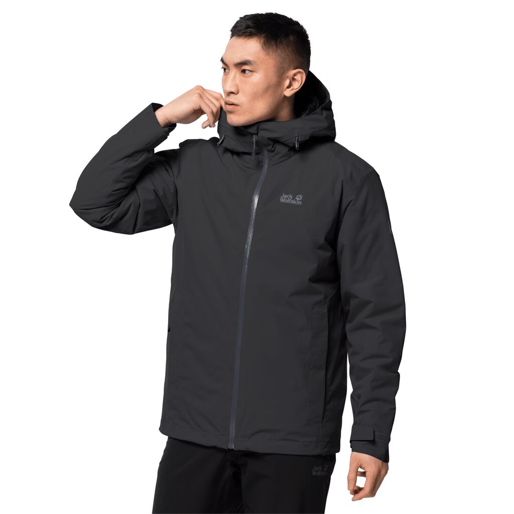 Jack Wolfskin ARGON STORM Vestes Homme Noir - CNYABGM-56